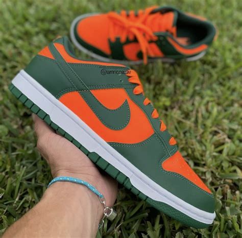 orange and green sneakers